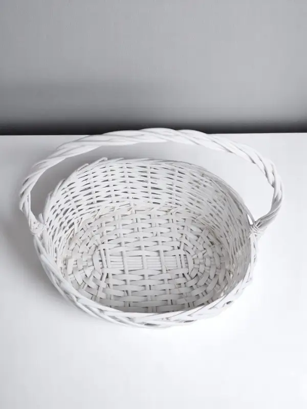 Набор корзин овальные 3 шт L:44х36 см,Н14 см,Н с руч.42 см,дно38х29 см.M:38х30х13Hх37HHх33,