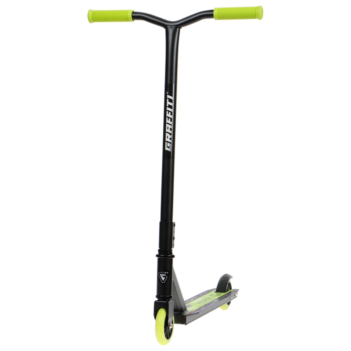 Самокат трюковой GRAFFITI Turn 23, колёса PU 100 мм, 85А, цвет чёрный Самокат трюковой GRAFFITI Turn 23, колёса PU 100 мм, 85А, цвет чёрный