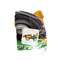 Шар фольгированный 28" &laquo;Болид&raquo;, цвет жёлтый, под воздух