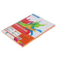 Бумага цветная А4, 100 листов Calligrata Интенсив, оранжевая, 80 г/м&sup2;