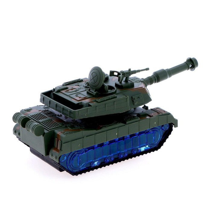 Танк &laquo;Победа&raquo;, работает от батареек, свет и звук, цвета МИКС
