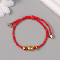 Браслет фен-шуй "Золотой слиток Ямб" регулируемая длина набор 5 шт