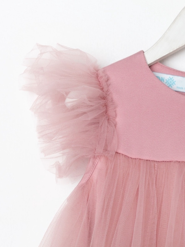 Платье детское с пышной юбкой KAFTAN, рост 86-92, розовый