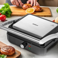 Электрогриль КТ-3633 двусторонний гриль электрический 2200Вт Электрогриль КТ-3633 двусторонний гриль электрический 2200Вт