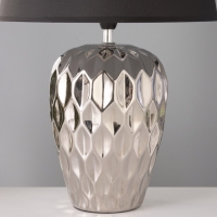 Настольная лампа "Лерой" 1х15Вт Е14 серебро 30х30х45см Настольная лампа "Лерой" 1х15Вт Е14 серебро 30х30х45см
