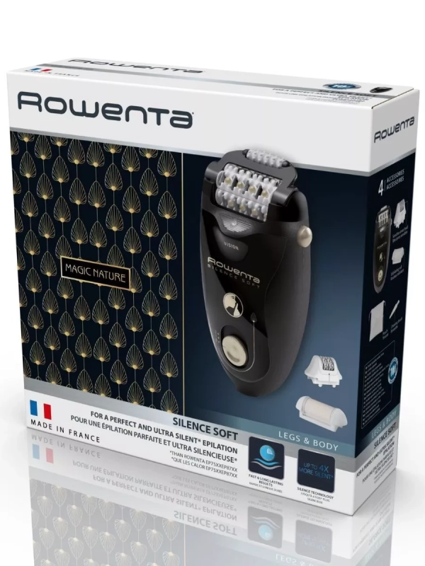 Электрический эпилятор Silence Soft EP5628F0 с 3 насадками