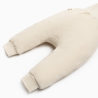 Ползунки-штанишки Крошка Я, BASIC LINE, рост 86-92 см, цвет молочный