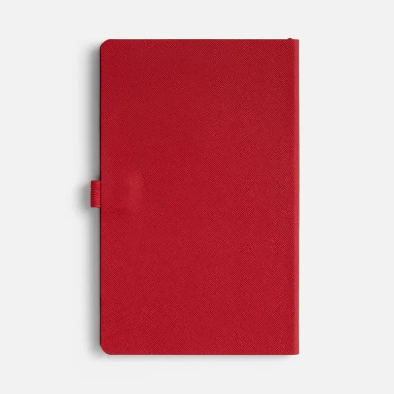 Ежедневник Lungo, недатированный, красный