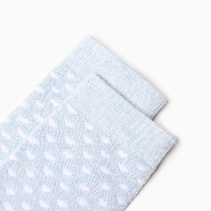 Носки женские "Парочка мопсов", цвет голубой, размер 36-40