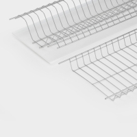 Сушилка для посуды с поддоном для шкафа 80 см, 76.5&times;25.6 см, хром