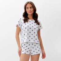 Пижама женская KAFTAN "Star", футболка, шорты, р.40-42 Пижама женская KAFTAN "Star", футболка, шорты, р.40-42
