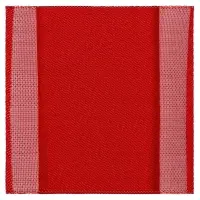 Лейбл тканевый Epsilon, L, красный