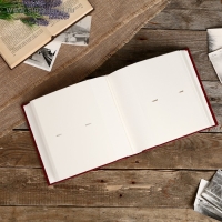 Фотоальбом Fotografia на 200 фото, 10x15 см., "Классика" красный