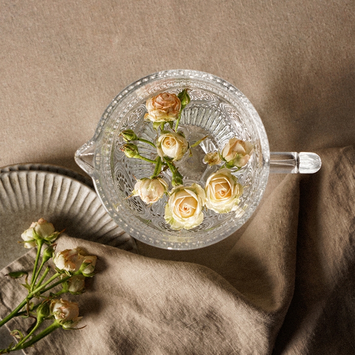 Кувшин для воды стеклянный SL Home &laquo;Ларго&raquo;, 1,1 л, 14&times;20 см, цвет прозрачный