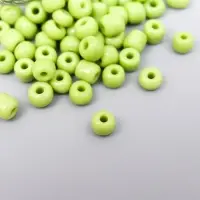Бисер круглый 6/0 в бутылочке "Фисташковый" 20 гр