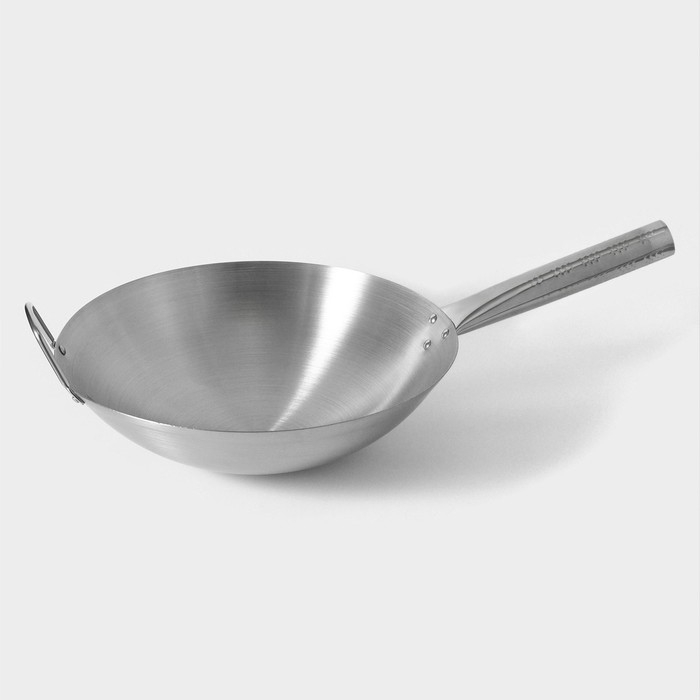 Сковорода-Wok Hanna Kn&ouml;vell из нержавеющей стали Chief, d=32 см, с ручкой