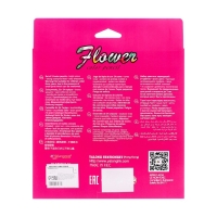 Карандаши 24 цвета в картонной коробке, шестигранные, деревянные,Цветы на чёрном  МИКС