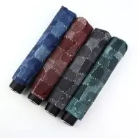 Зонт механический &laquo;Ячейки&raquo;, эпонж, 4 сложения, 8 спиц, R=50/58 см, D = 100 см, МИКС