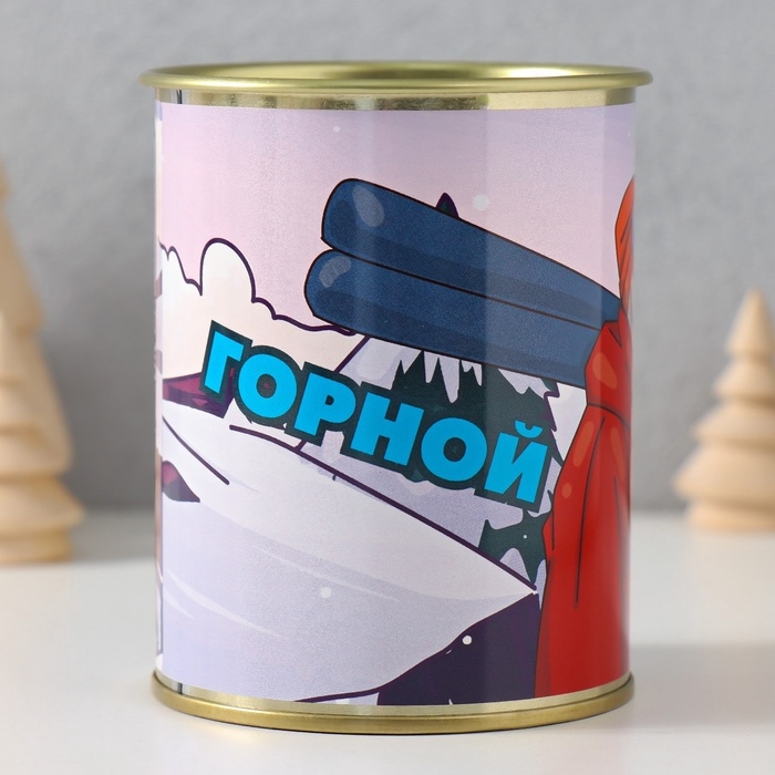 Подарочные носки в банке «Горной прохлады», (внутри носки мужские, цвет чёрный) Подарочные носки в банке «Горной прохлады», (внутри носки мужские, цвет чёрный)