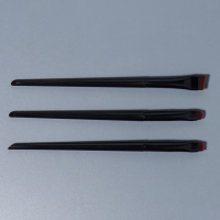 Набор кистей для макияжа, 3 предмета, чёрный