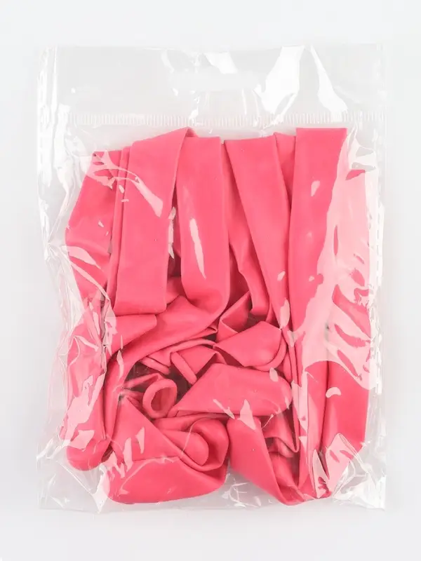 Воздушные шары для моделирования 125 см, d=7.5 см, 10 шт., розовые