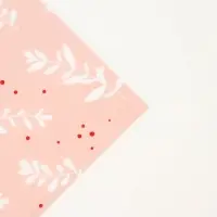 Бумага упаковочная тишью, новогодняя упаковка &laquo;Снежинки - лепестки&raquo;, 50&times;66 см