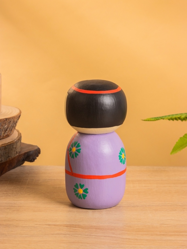 Деревянная кукла кокеши "Зои" 7х7,5х15 см