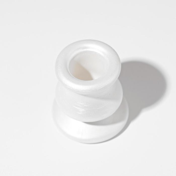 Подсвечник "Классик", 6х5,5 см, белый