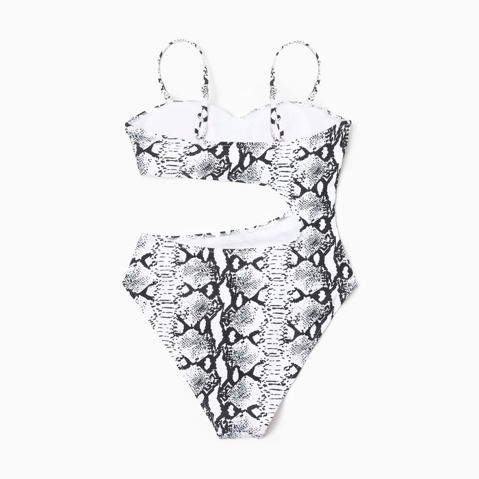 Купальник женский слитный MINAKU с принтом, размер 46