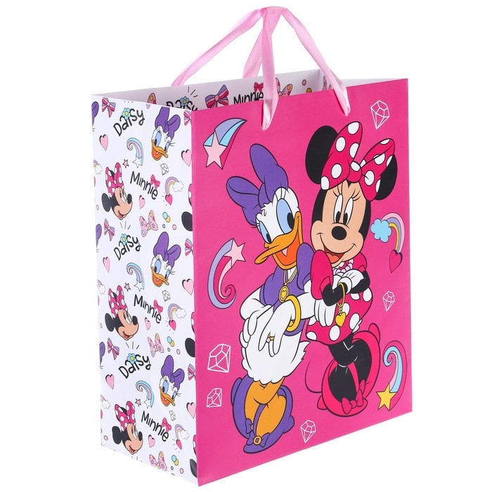 Пакет подарочный, 23х27х11.5 см, упаковка, Минни Маус