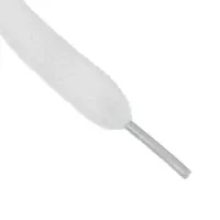 Шнурки для обуви, пара, плоские, 8 мм, 120 см, белые