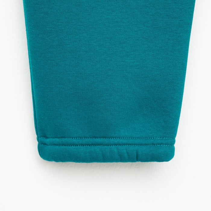 Костюм детский (худи, брюки) MINAKU: Basic Line KIDS, oversize, цвет изумруд, рост 128