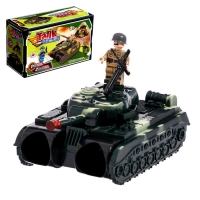 Бинокль «Танк», с ремешком и солдатиком, цвета МИКС Бинокль «Танк», с ремешком и солдатиком, цвета МИКС