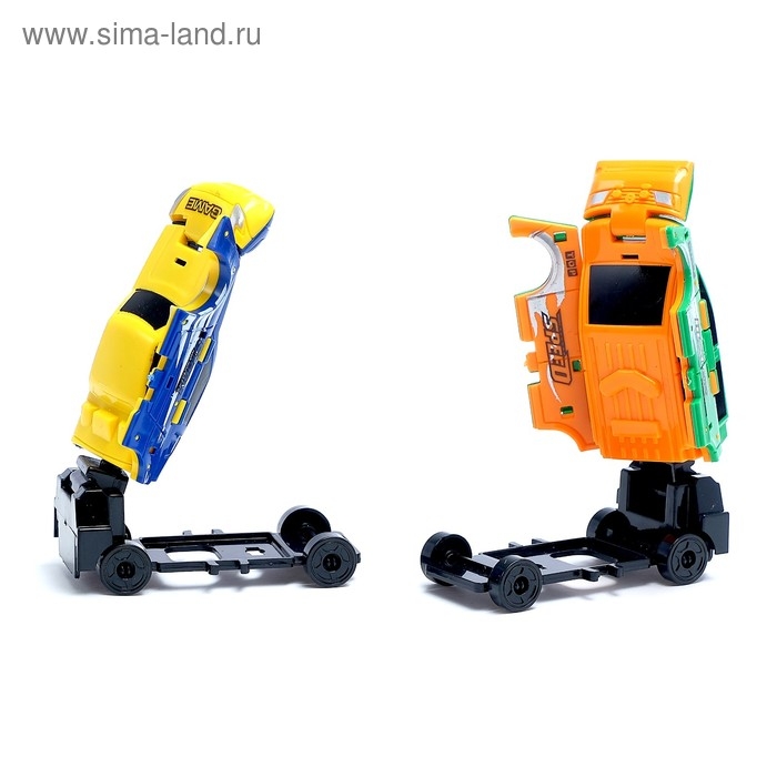 Машина &laquo;Гонка&raquo;, трансформируется, набор 2 штуки, МИКС