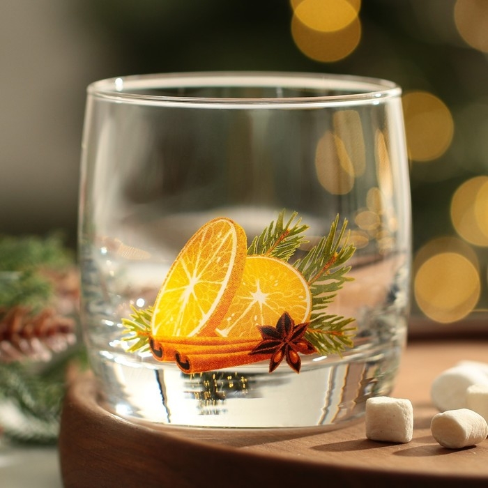 Новый год. Стакан стеклянный &laquo;Глинтвейн&raquo;, 310 мл