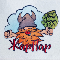 Набор для бани и сауны 5 в 1(сумка,шапка,варежка,коврик,мочалка),с принтом "Жар Пар",белый Набор для бани и сауны 5 в 1(сумка,шапка,варежка,коврик,мочалка),с принтом "Жар Пар",белый