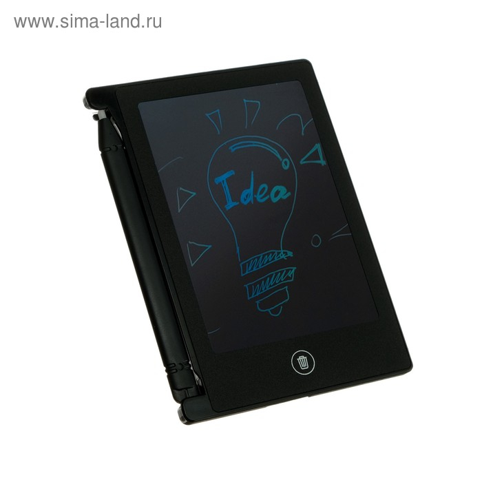 Планшет для рисования и заметок Luazon TAB-3, 4.4", черный