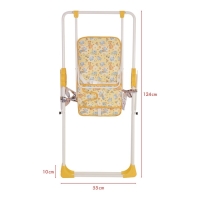 Качели детские напольные &laquo;Малыш. Фея&raquo;, цвет желтый