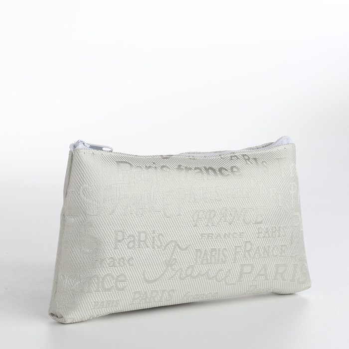 Набор косметичек 2 в 1 на молнии, цвет белый Набор косметичек 2 в 1 на молнии, цвет белый