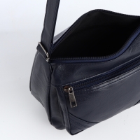 Сумка женская на молнии, цвет синий Сумка женская на молнии, цвет синий