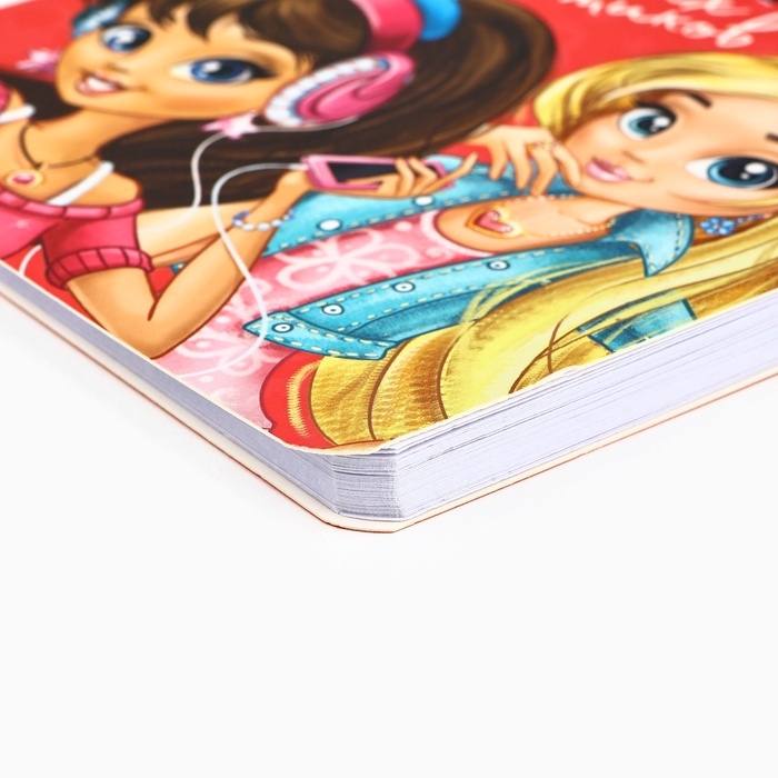 Набор блокнот 48 листов + ручка "Девочки"