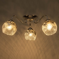 Люстра "Лаура" 3x60Вт E27 хром 54х54х29 см. Люстра "Лаура" 3x60Вт E27 хром 54х54х29 см.