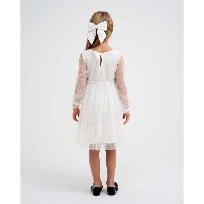 Платье для девочки KAFTAN, размер 36 (134-140 см), белый Платье для девочки KAFTAN, размер 36 (134-140 см), белый