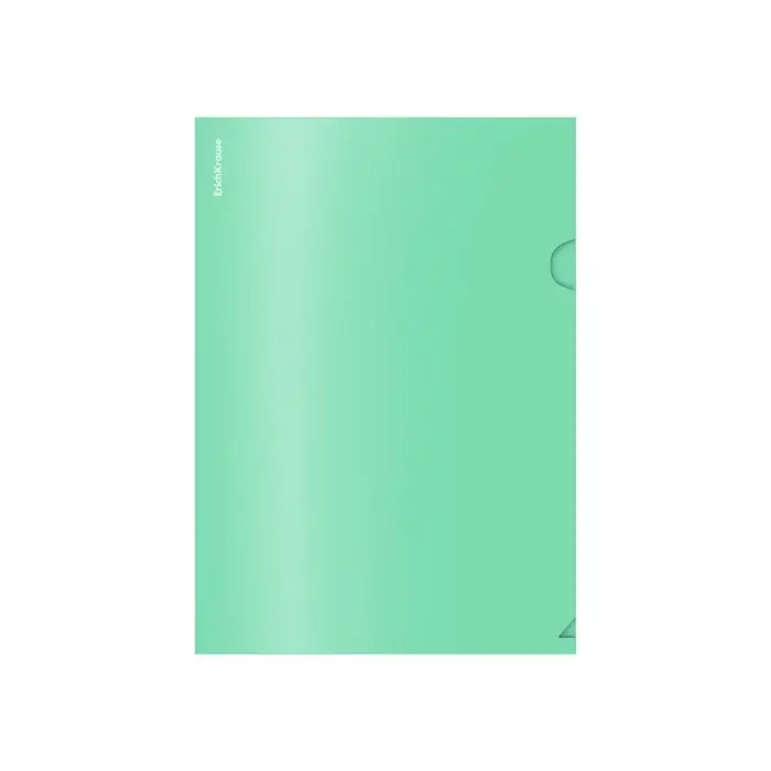 Папка-уголок А4, 180 мкм, ErichKrause "Matt Pastel Bloom", непрозрачный, тиснение "песок", микс