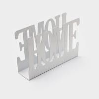 Салфетница Доляна Home,15&times;4&times;10 см, цвет белый