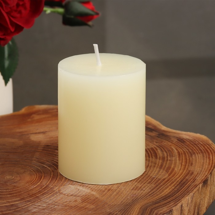 Свеча-цилиндр ароматическая Свеча-цилиндр ароматическая "Гардения жасминовидная", 6х7,5 см