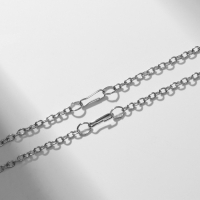 Кулоны &laquo;Неразлучники&raquo; на магните, солнце, цвет бело-чёрный в серебре, 45 см