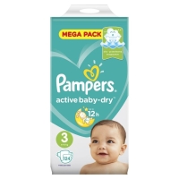 Подгузники Pampers Active Baby (6-10 кг), 124 шт Подгузники Pampers Active Baby (6-10 кг), 124 шт