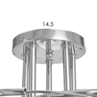 Люстра "Адель" 5х40Вт Е27 Хром МОДЕЛЬ: 2612361 Люстра "Адель" 5х40Вт Е27 Хром МОДЕЛЬ: 2612361