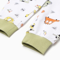 Пижама для мальчика (лонгслив/брюки), цвет белый/машины, рост 92 см Пижама для мальчика (лонгслив/брюки), цвет белый/машины, рост 92 см